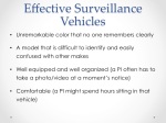 Rule 1 Effective Surveillance Vehicles